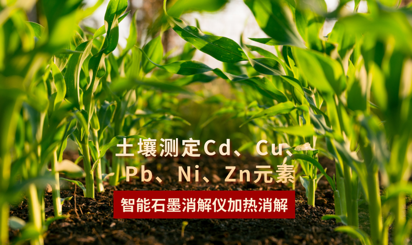 智能石墨消解儀加熱消解土壤測定Cd、Cu、Pb、Ni、Zn元素